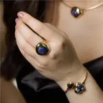 Amber Kiss Ring