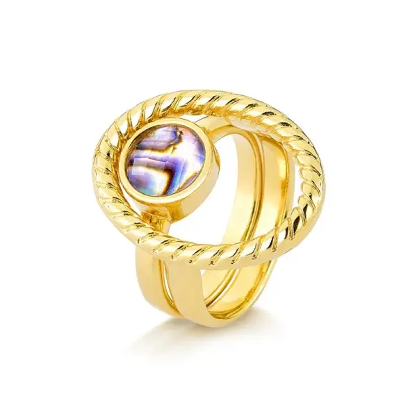 Golden Mirage Ring