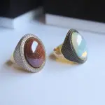 Golden & Black Rhodium Elegance Ring