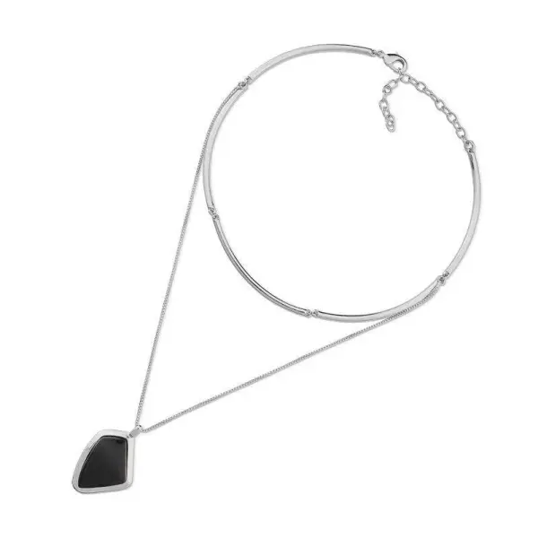 Rhodium Plated Pendant