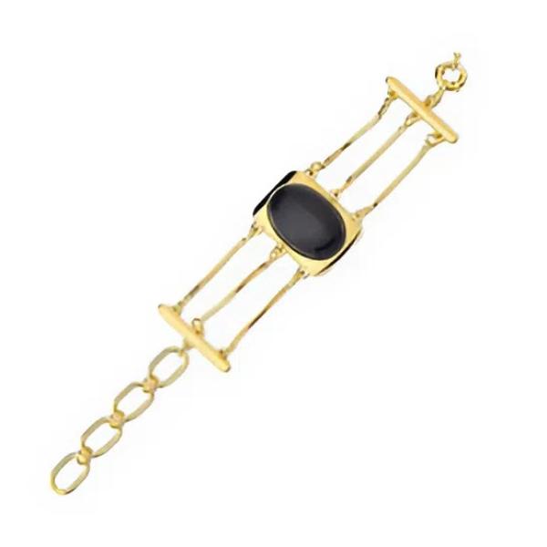 BlueSky Agate Black Rhodium Plated Earning
