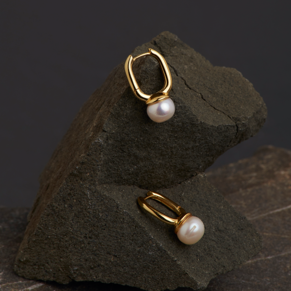 Tranquility's Embrace Silver Hoop Earrings